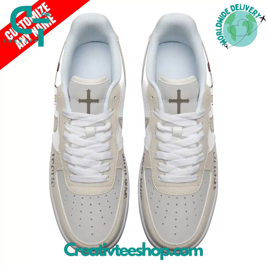 Footwearstorm Jesus Walk by Faith  Air Low-Top Sneakers Shoes For Men And Women 1