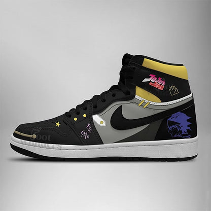 Footwearstorm Jotaro Kujo AJ1 High Sneakers Shoes For Men And Women 1