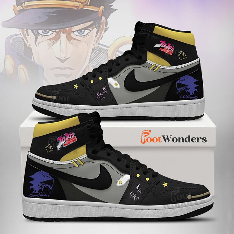 Footwearstorm Jotaro Kujo AJ1 High Sneakers Shoes For Men And Women 1