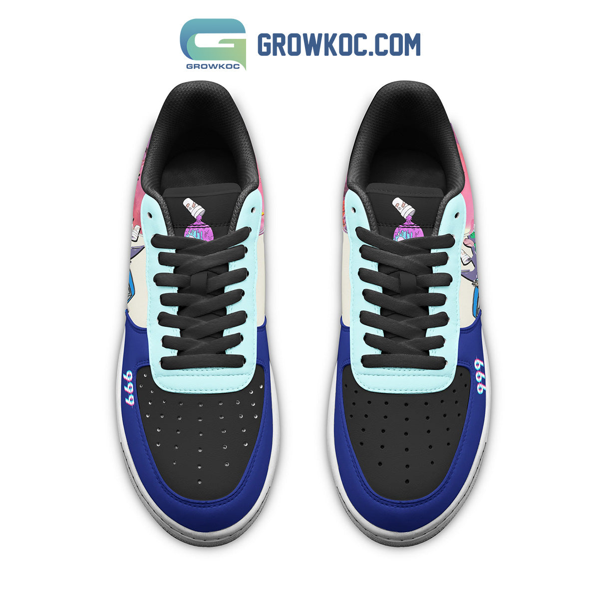 Footwearstorm Juice WRLD Air Low-Top Sneakers Shoes For Men And Women 3