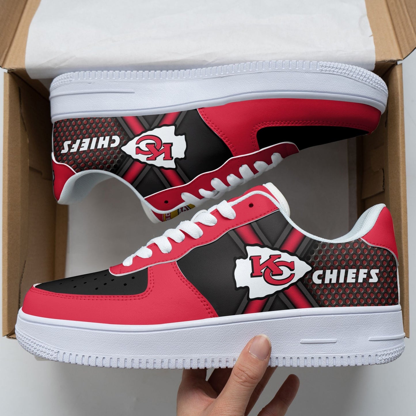 Footwearstorm Kansas City Chiefs Air Low-Top Sneakers Shoes For Men And Women 120586