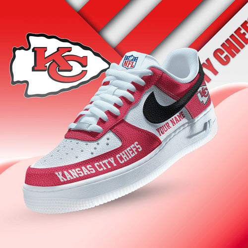 Footwearstorm Kansas City Chiefs Air Low-Top Sneakers Shoes For Men And Women 2