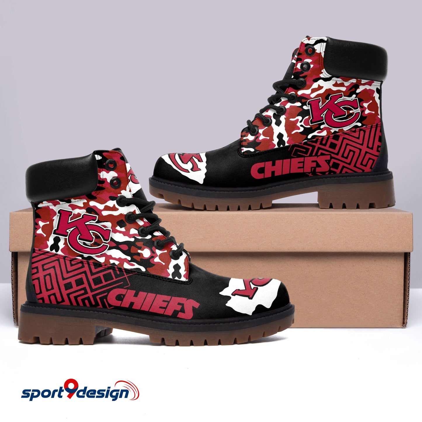 Footwearstorm Kansas City Chiefs Boots Shoes For Men And Women 1