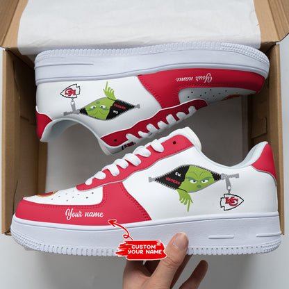 Footwearstorm Kansas City Chiefs NFL Air Low-Top Sneakers Shoes For Men And Women 1205885