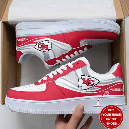 Footwearstorm Kansas City Chiefs NFL Air Low-Top Sneakers Shoes For Men And Women 1205358