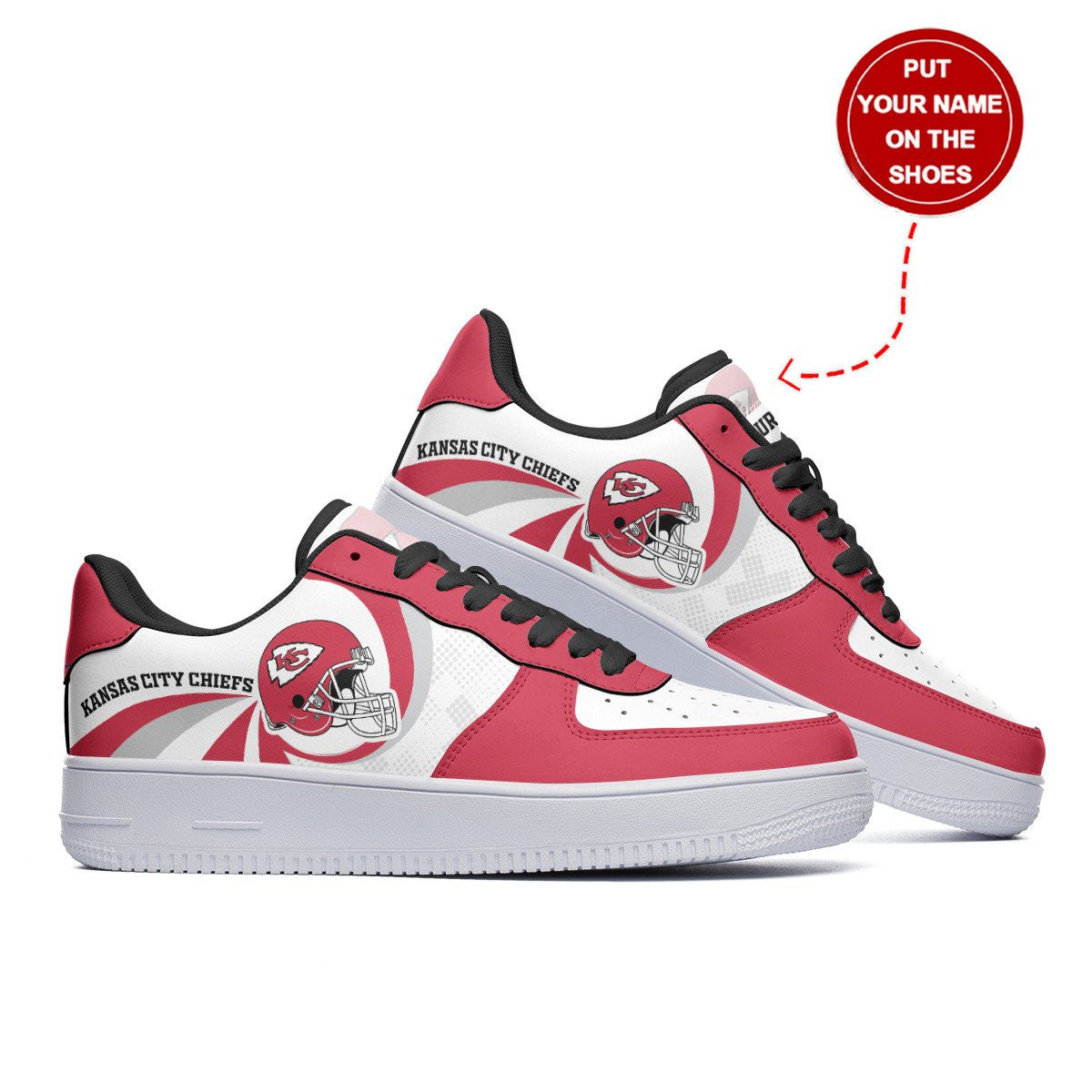 Footwearstorm Kansas City Chiefs NFL Air Low-Top Sneakers Shoes For Men And Women 1205728