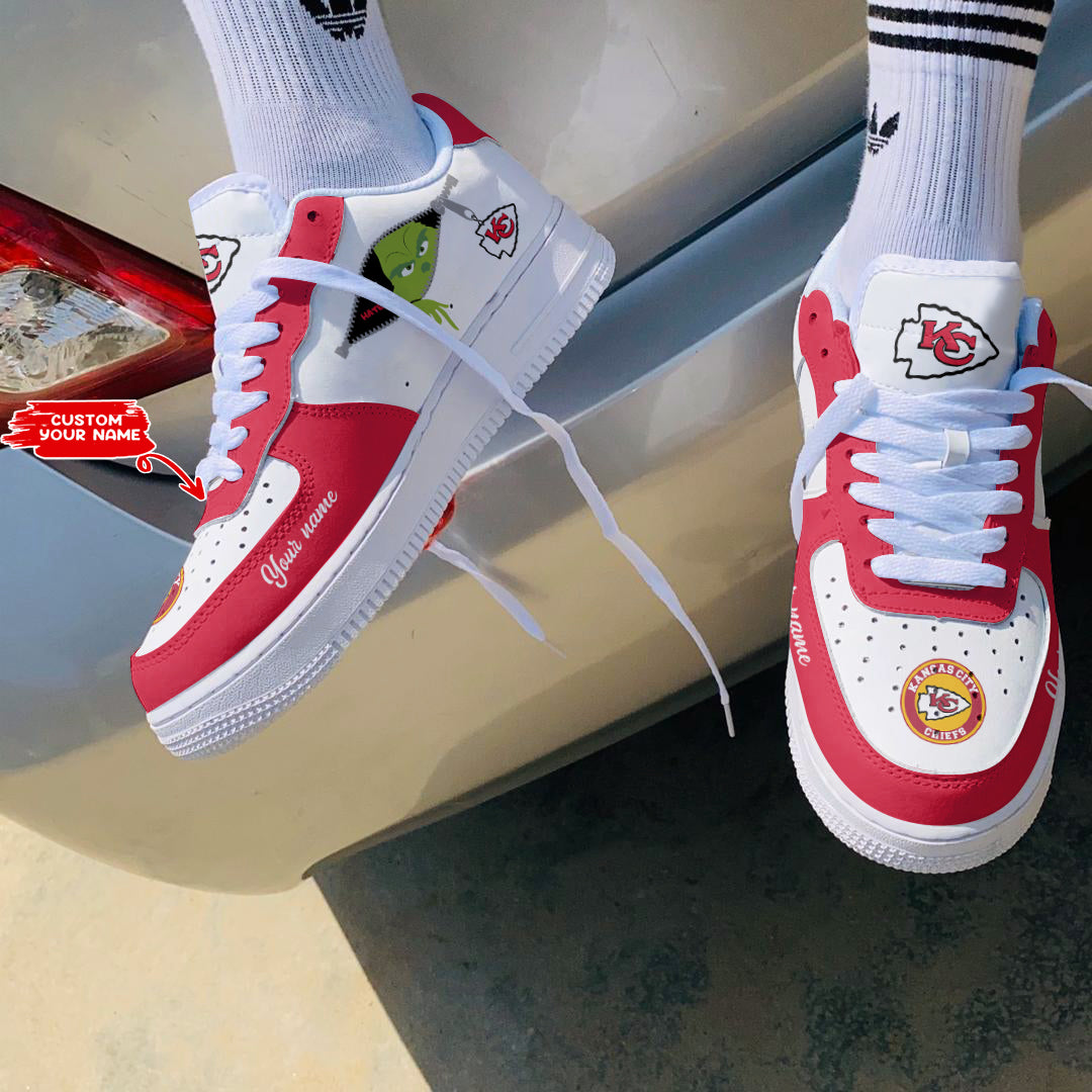 Footwearstorm Kansas City Chiefs NFL Air Low-Top Sneakers Shoes For Men And Women 1205198