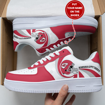 Footwearstorm Kansas City Chiefs NFL Air Low-Top Sneakers Shoes For Men And Women 1205728
