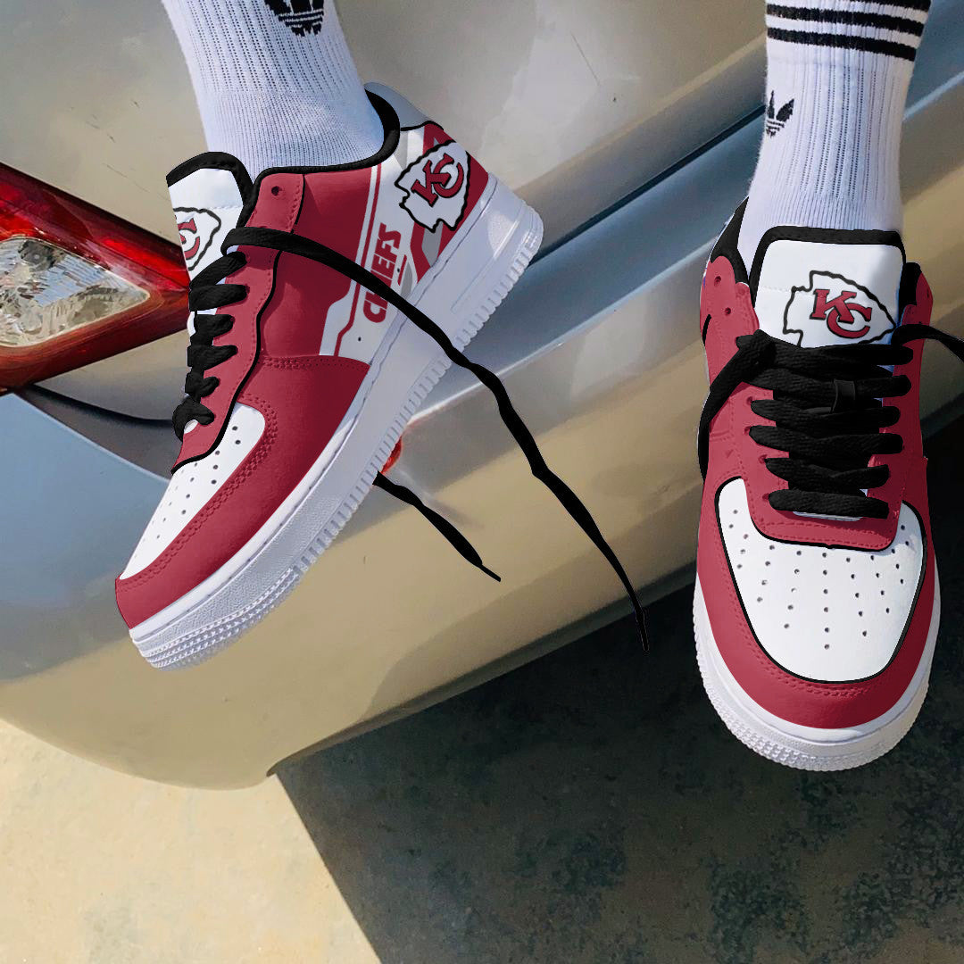 Footwearstorm Kansas City Chiefs NFL Air Low-Top Sneakers Shoes For Men And Women 1205353