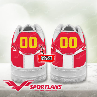 Footwearstorm Kansas City Chiefs NFL Air Low-Top Sneakers Shoes For Men And Women 1205715