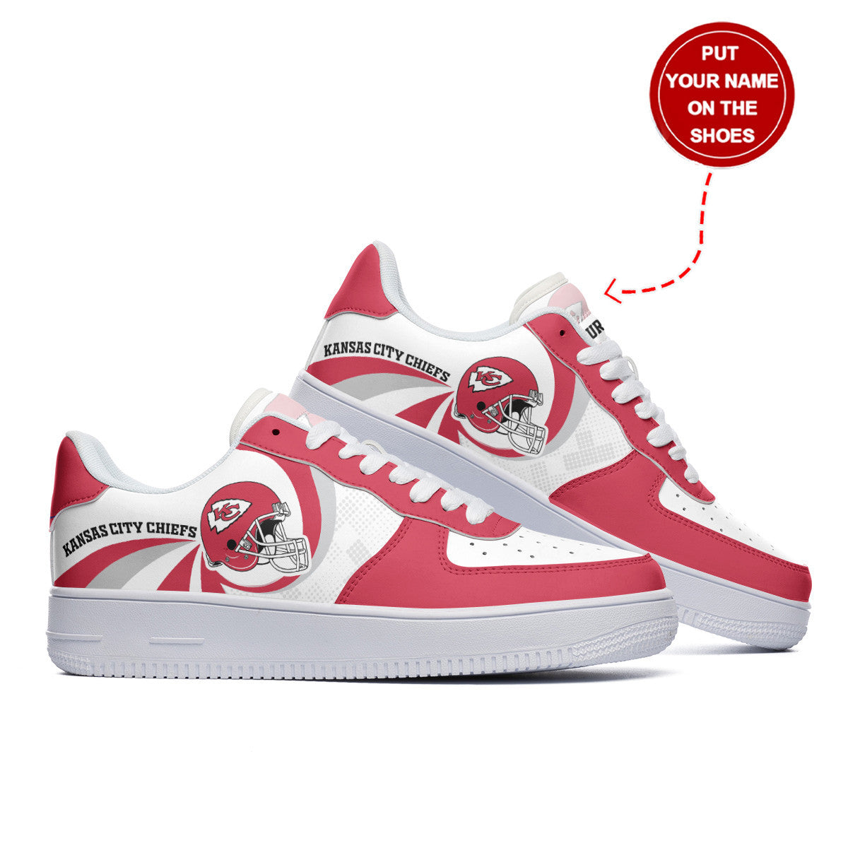 Footwearstorm Kansas City Chiefs NFL Air Low-Top Sneakers Shoes For Men And Women 1205349
