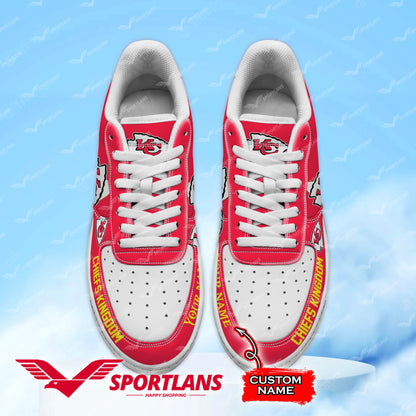 Footwearstorm Kansas City Chiefs NFL Air Low-Top Sneakers Shoes For Men And Women 1205715