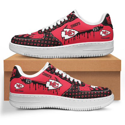 Footwearstorm Kansas City Chiefs NFL Air Low-Top Sneakers Shoes For Men And Women 1205719