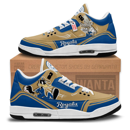Footwearstorm Kansas City Royals AJ3 Sneakers Shoes For Men And Women