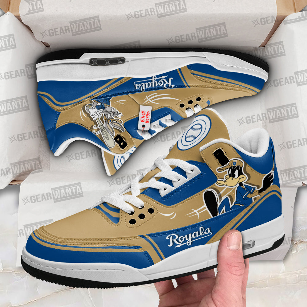 Footwearstorm Kansas City Royals AJ3 Sneakers Shoes For Men And Women