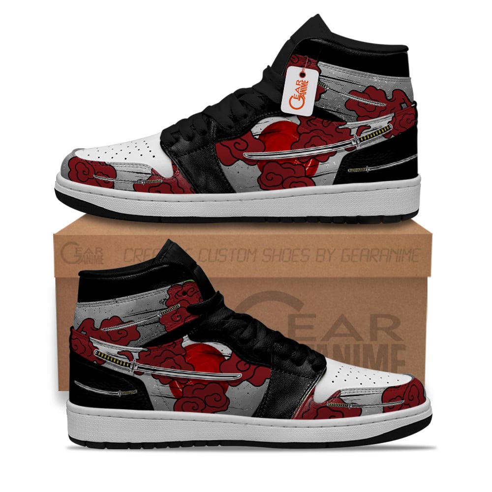 Footwearstorm Katana Red Clouds AJ1 High Sneakers Shoes For Men And Women 1
