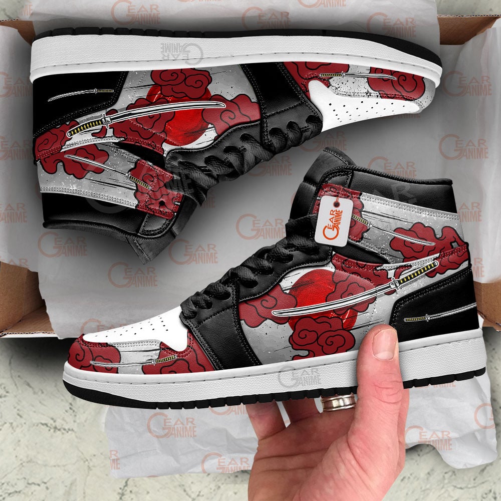 Footwearstorm Katana Red Clouds AJ1 High Sneakers Shoes For Men And Women 1