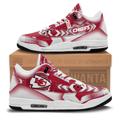Footwearstorm KC Chiefs AJ3 Sneakers Shoes For Men And Women