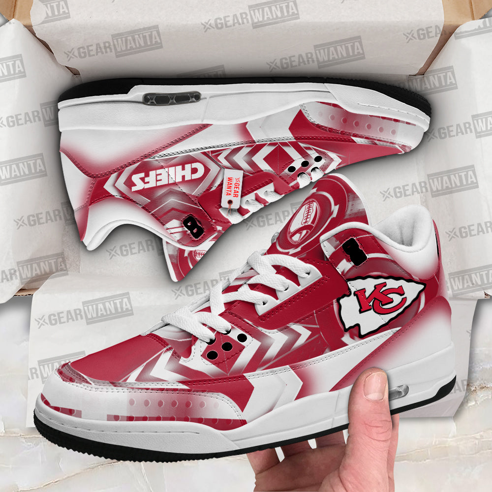 Footwearstorm KC Chiefs AJ3 Sneakers Shoes For Men And Women