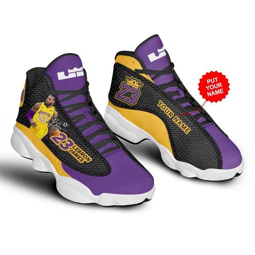 Footwearstorm Lakers Lebron James AJ13 Sneakers Shoes For Men And Women 1