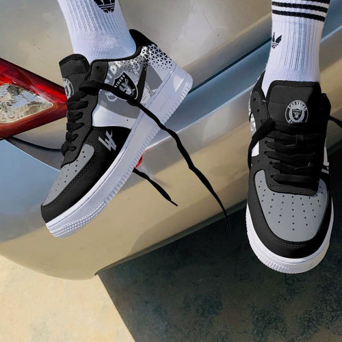 Footwearstorm Las Vegas Raiders Air Low-Top Sneakers Shoes For Men And Women 120539