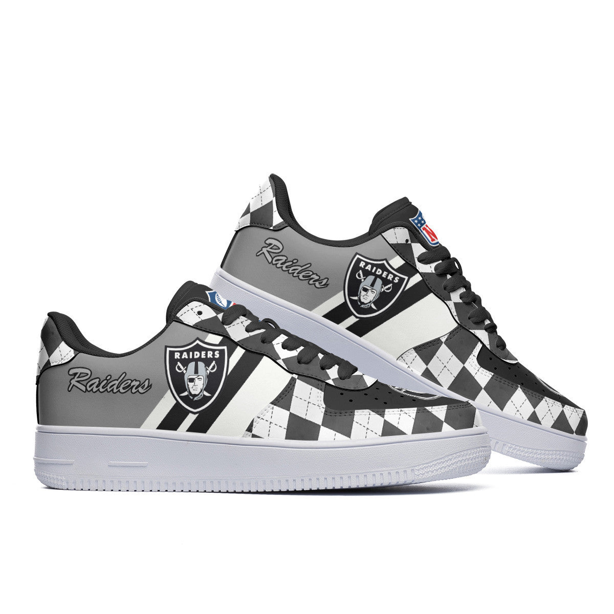 Footwearstorm Las Vegas Raiders Air Low-Top Sneakers Shoes For Men And Women 120567