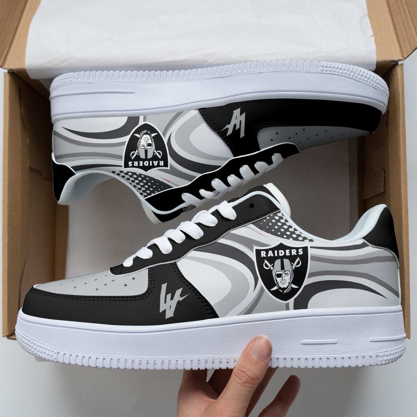 Footwearstorm Las Vegas Raiders Air Low-Top Sneakers Shoes For Men And Women 120525