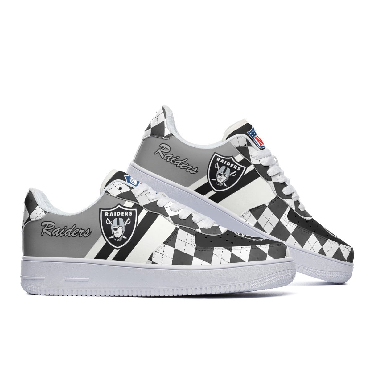 Footwearstorm Las Vegas Raiders Air Low-Top Sneakers Shoes For Men And Women 120567
