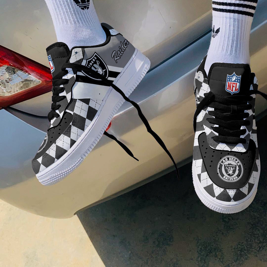 Footwearstorm Las Vegas Raiders Air Low-Top Sneakers Shoes For Men And Women 120567