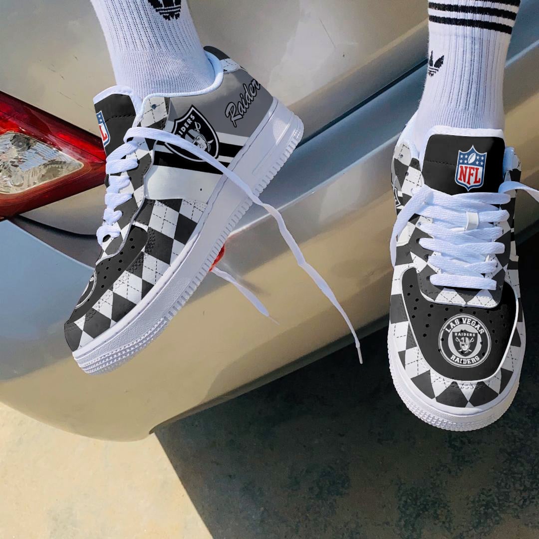 Footwearstorm Las Vegas Raiders Air Low-Top Sneakers Shoes For Men And Women 120567
