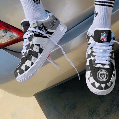 Footwearstorm Las Vegas Raiders Air Low-Top Sneakers Shoes For Men And Women 120567