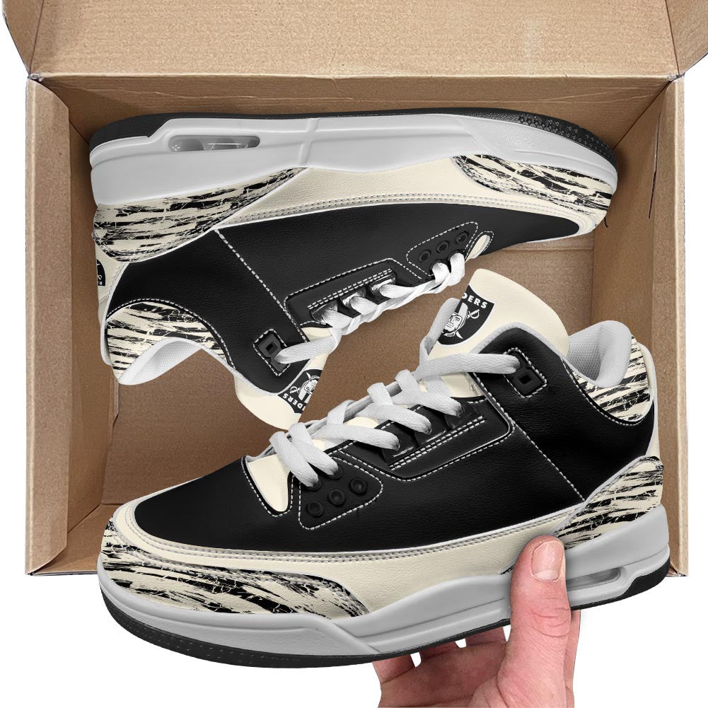 Footwearstorm Las Vegas Raiders AJ3 Sneakers Shoes For Men And Women