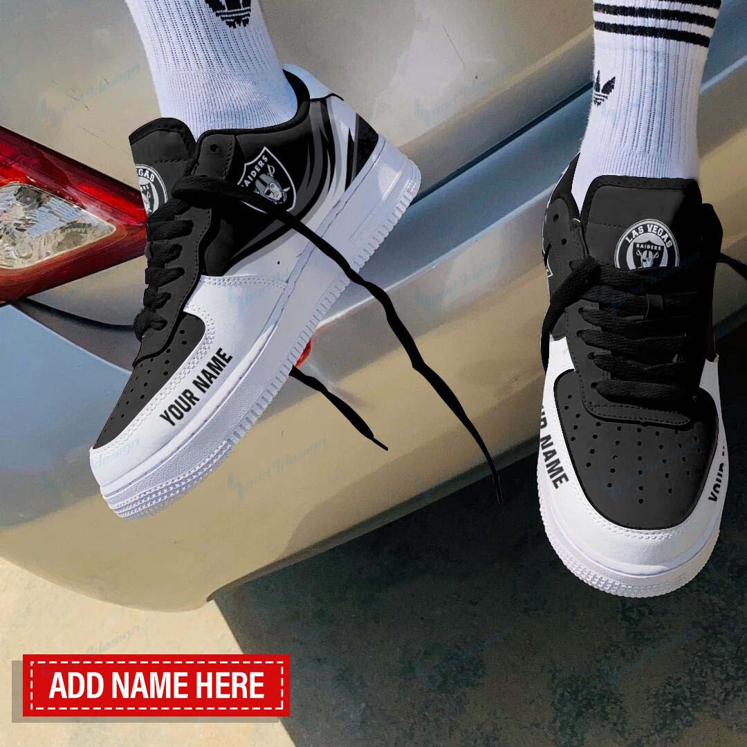 Footwearstorm Las Vegas Raiders NFL Air Low-Top Sneakers Shoes For Men And Women 1205732