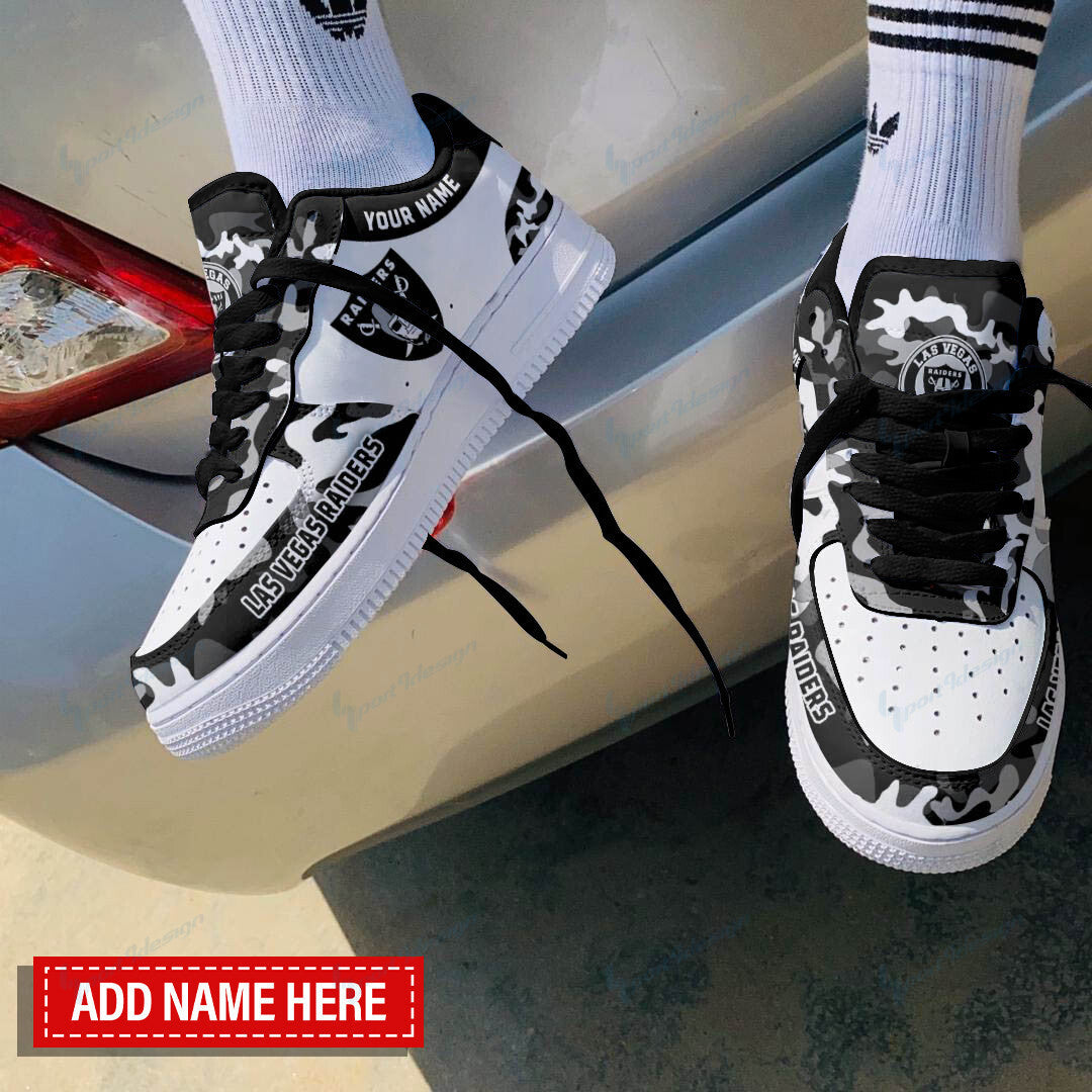 Footwearstorm Las Vegas Raiders NFL Air Low-Top Sneakers Shoes For Men And Women 1205340