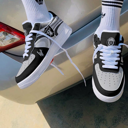 Footwearstorm Las Vegas Raiders NFL Air Low-Top Sneakers Shoes For Men And Women 1205336