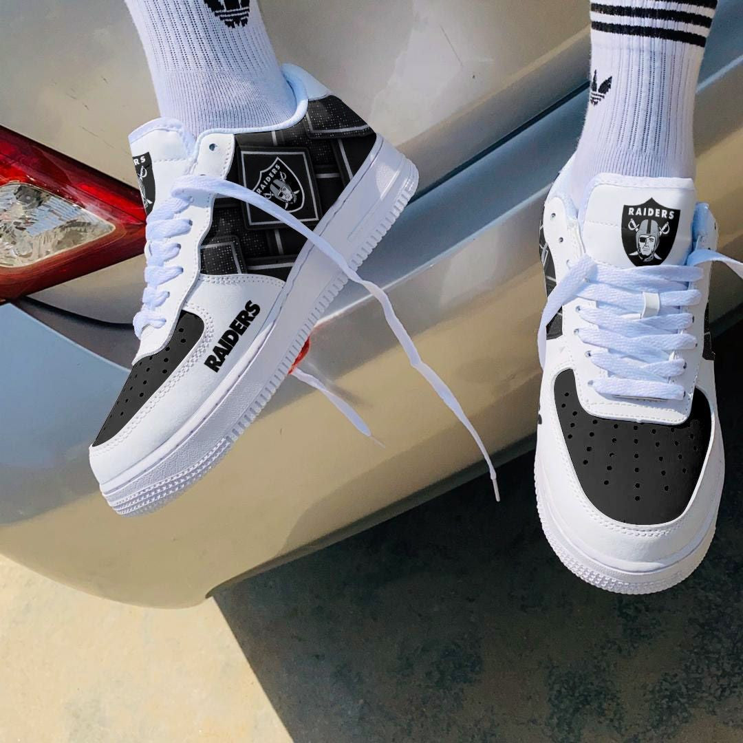 Footwearstorm Las Vegas Raiders NFL Air Low-Top Sneakers Shoes For Men And Women 1205348