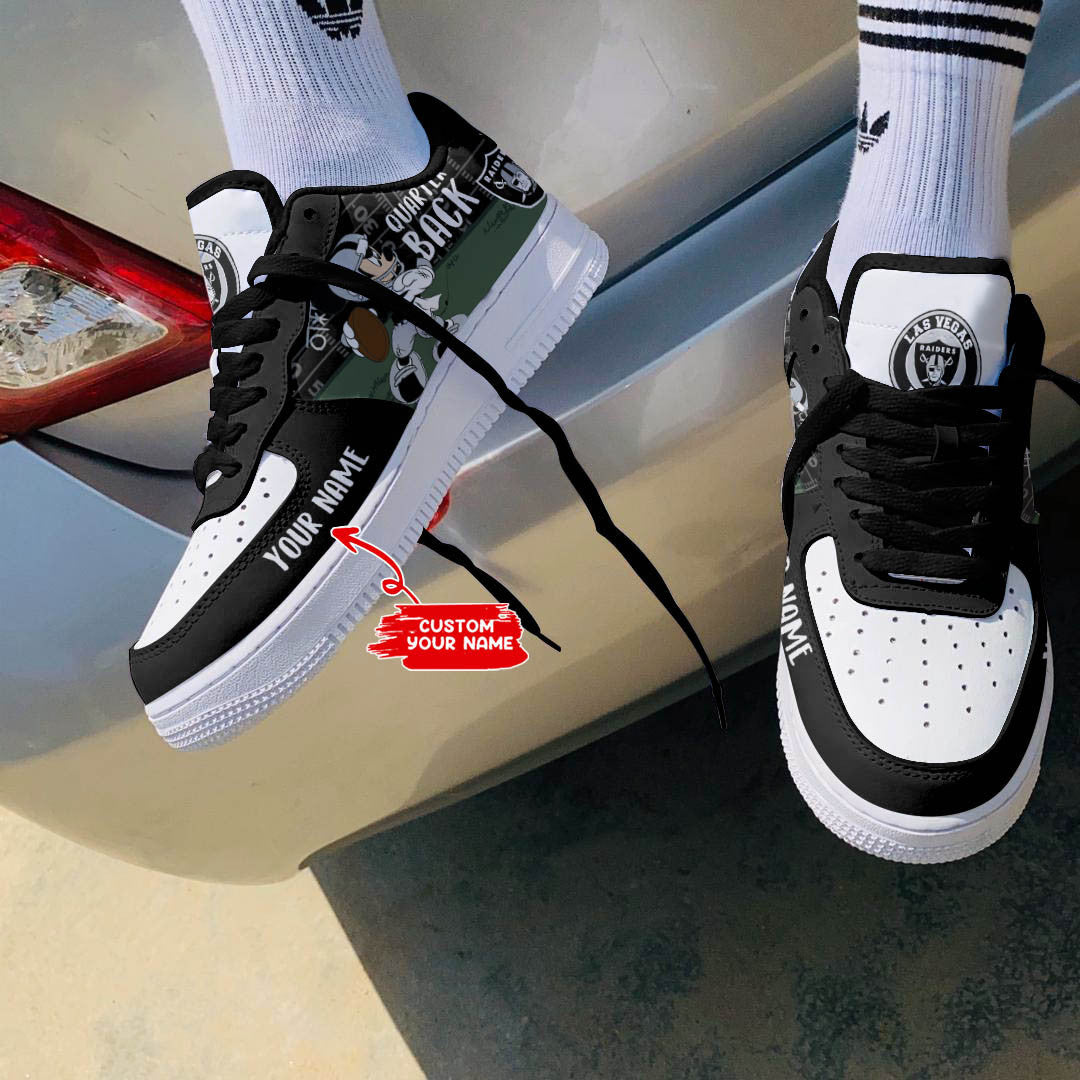 Footwearstorm Las Vegas Raiders NFL Air Low-Top Sneakers Shoes For Men And Women 1205742