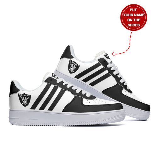 Footwearstorm Las Vegas Raiders NFL Air Low-Top Sneakers Shoes For Men And Women 1205746