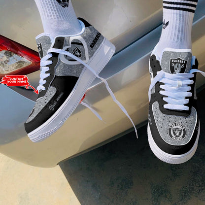 Footwearstorm Las Vegas Raiders NFL Air Low-Top Sneakers Shoes For Men And Women 1205884