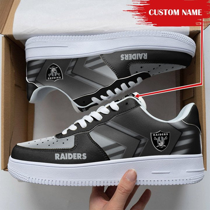 Footwearstorm Las Vegas Raiders NFL Air Low-Top Sneakers Shoes For Men And Women 1205729