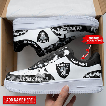 Footwearstorm Las Vegas Raiders NFL Air Low-Top Sneakers Shoes For Men And Women 1205340