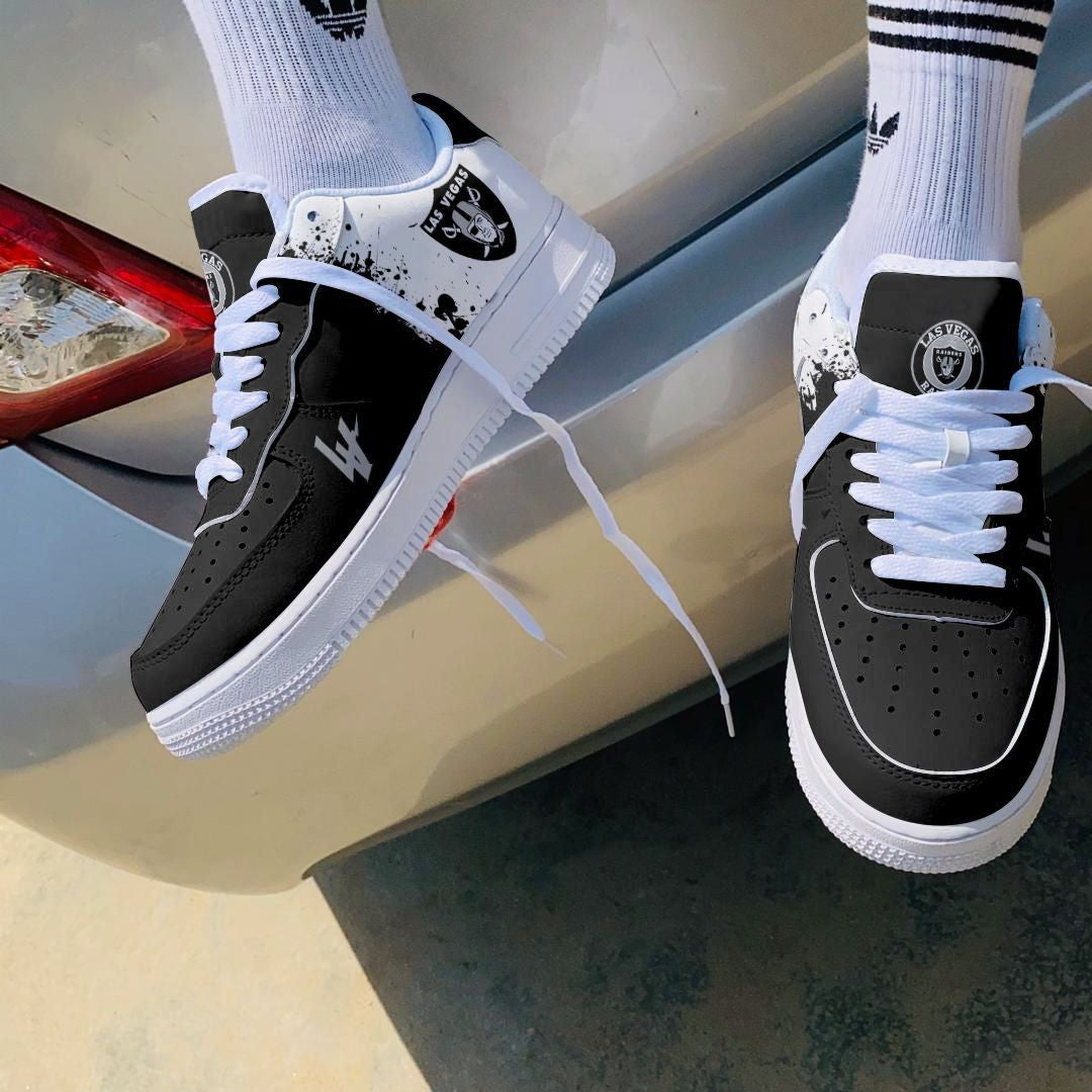 Footwearstorm Las Vegas Raiders NFL Air Low-Top Sneakers Shoes For Men And Women 1205730