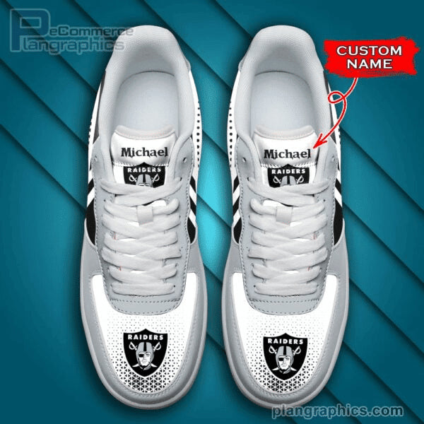 Footwearstorm Las Vegas Raiders NFL Air Low-Top Sneakers Shoes For Men And Women 1205722