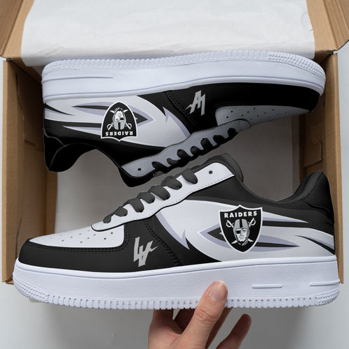 Footwearstorm Las Vegas Raiders NFL Air Low-Top Sneakers Shoes For Men And Women 1205343
