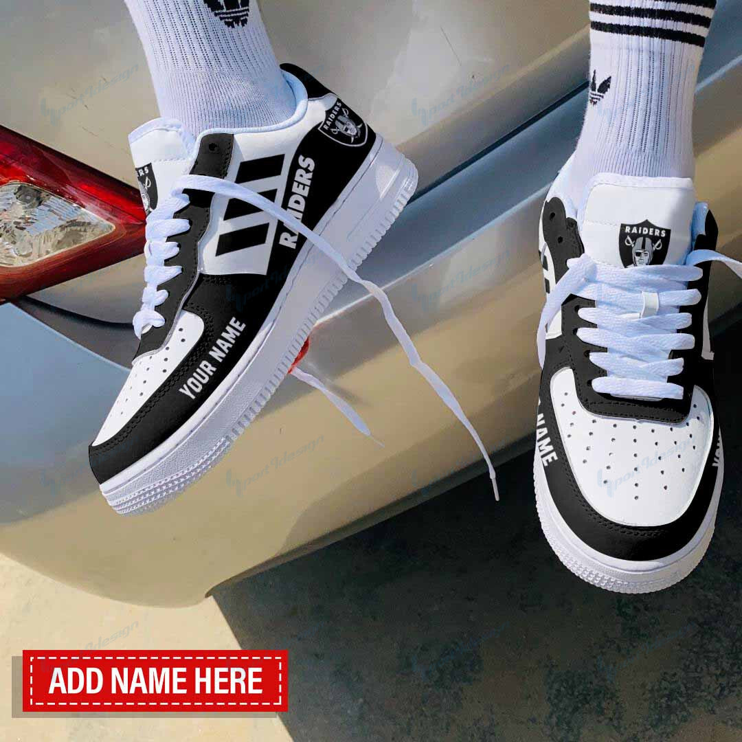Footwearstorm Las Vegas Raiders NFL Air Low-Top Sneakers Shoes For Men And Women 1205741