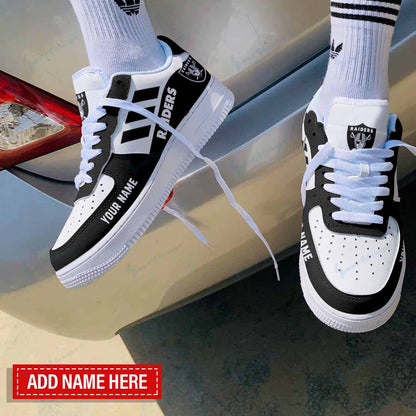 Footwearstorm Las Vegas Raiders NFL Air Low-Top Sneakers Shoes For Men And Women 1205741