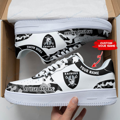 Footwearstorm Las Vegas Raiders NFL Air Low-Top Sneakers Shoes For Men And Women 1205744