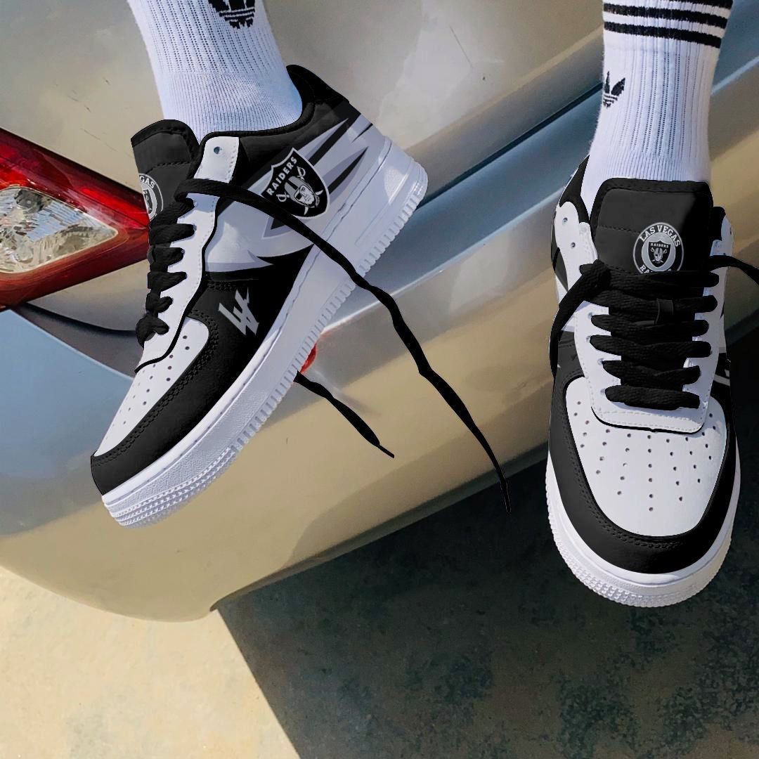 Footwearstorm Las Vegas Raiders NFL Air Low-Top Sneakers Shoes For Men And Women 1205733