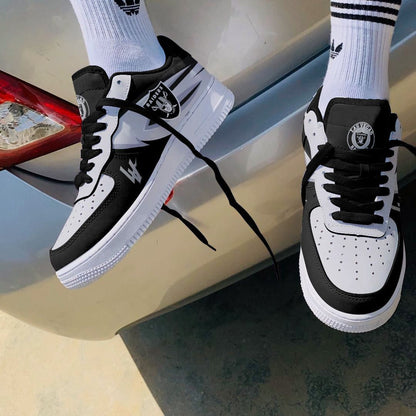 Footwearstorm Las Vegas Raiders NFL Air Low-Top Sneakers Shoes For Men And Women 1205733