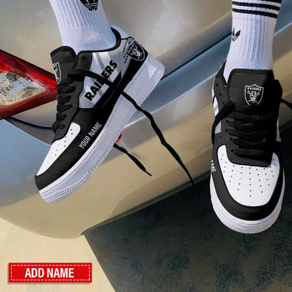 Footwearstorm Las Vegas Raiders NFL Air Low-Top Sneakers Shoes For Men And Women 1205736
